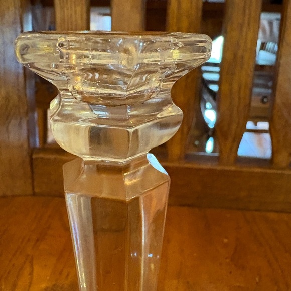 Mikasa Cambridge Clear Crystal Candlestick Pair — New Without Box - Picture 4 of 15